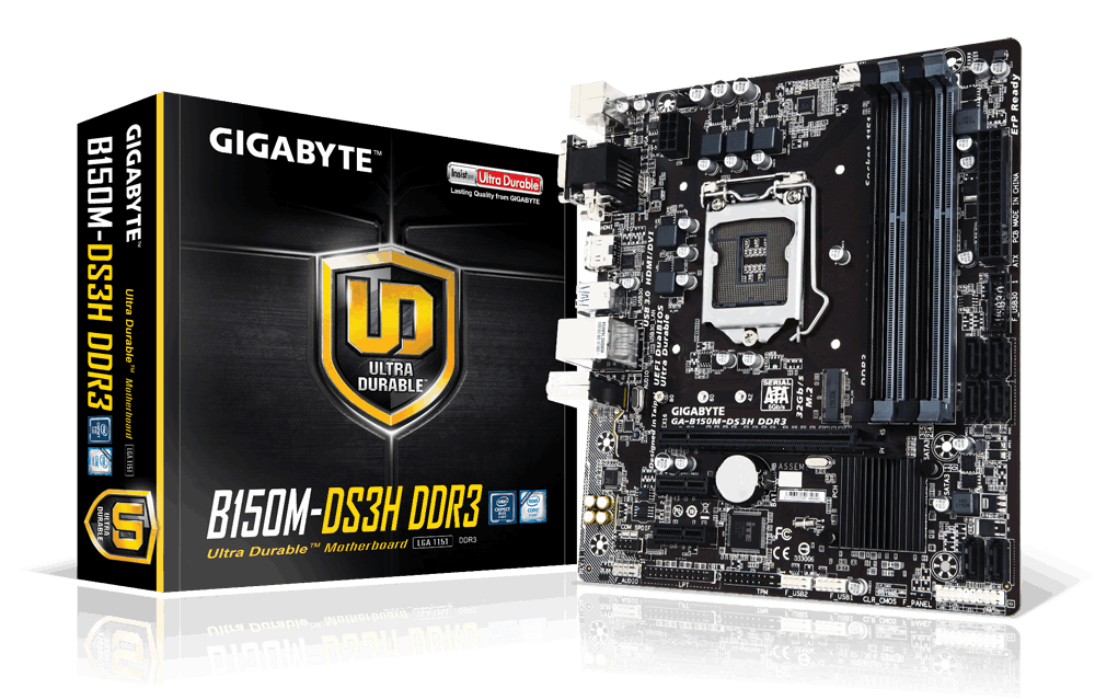 Gigabyte GA-B150M-DS3H DDR3 - Motherboard Specifications On